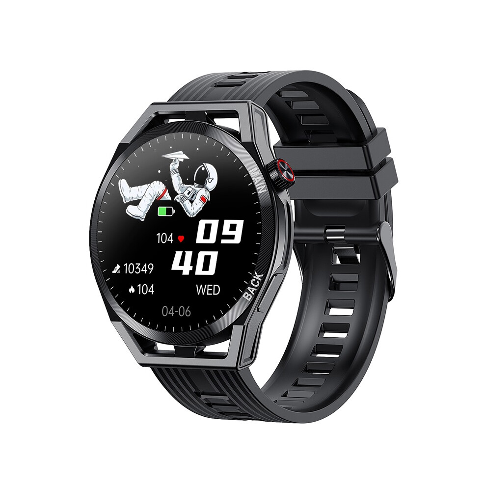 (Black) Smart Watch Men 1.36" Ips Gps Ip68 Waterproof Ecg Smartwatch For Ios Android Smart Watches Black 6900890404336
