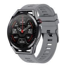 (Gray) Smart Watch Men 1.36" IPS GPS IP68 Waterproof ECG Smartwatch For iOS Android Smart Watches