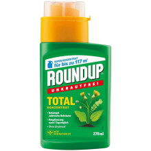 Roundup Total koncentrat 270 ml ogräsmedel för trädgård – effektivt för långvarig bekämpning av ogräs