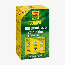 Compo ogräsmedel för trädgård och gräsmatta 400ml – selektivt koncentrerat herbicid mot ogräs i gräsmatta