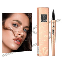 (Light Brown A) Fine Tip Eyebrow Pencil for Women, Long-Lasting Liquid Eyebrow Marker for Professional Makeup