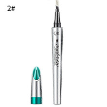 (2) QIC Four Bifurcated Head Waterproof Long Lasting Eyebrow Pencil Makeup Cosmetics