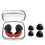 (Red) Motorcycle Earplugs 24dB Noise Reduction Comfortable Riding 1