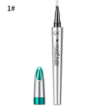 (1) QIC Four Bifurcated Head Waterproof Long Lasting Eyebrow Pencil Makeup Cosmetics