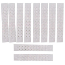 (Silver) Lot de 200 perles d'acupuncture auriculaire transparentes jetables pour les soins des oreilles (femmes et hommes) - Or