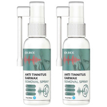 (2PCs) Spray pour la restauration auditive, spray nettoyant pour le cérumen, soins des oreilles en cas d'acouphènes