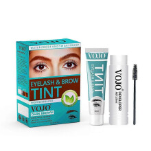 (Dark Brown) Professional Eyelash & Eyebrow Color Kit, Instant DIY Hair Dye Set for Natural Results