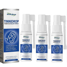 (3pcs) Spray TinniDrop Tinnitus Relief 60 ml – zmiękcza woskowinę uszną, oczyszcza kanał słuchowy, poprawia słuch i redukuje szumy uszne