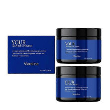 (2) à 5 fois la poudre Nila, masque d'argile bleue Nila marocaine pure pour un teint éclatant et lumineux.