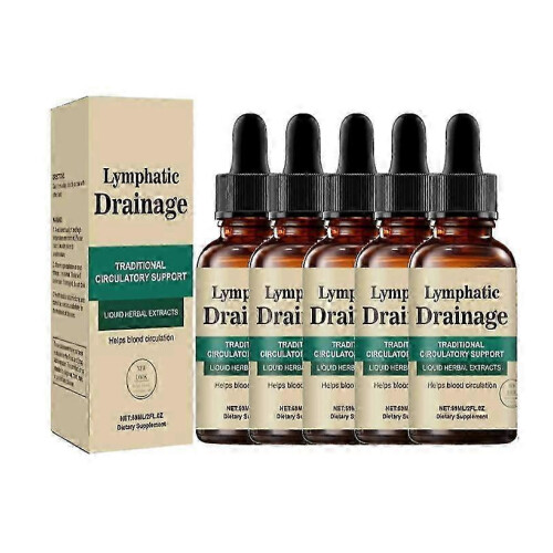 (5PCS) 1-5x 60ml/bottle Lymphatic Drainage Drops - New Launch