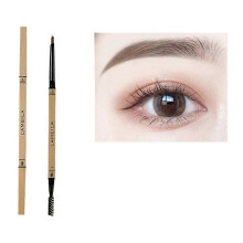(light brown) Waterproof Dual Ended Brow Pencil - Fine Tip Long Wear Eyebrow Pen