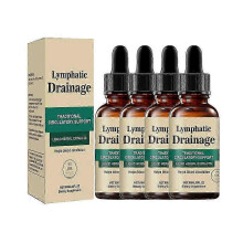 (4PCS) à 5 flacons de 60 ml de gouttes pour le drainage lymphatique - Nouveau produit