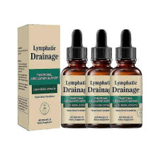 (3PCS) à 5 flacons de 60 ml de gouttes pour le drainage lymphatique - Nouveau produit