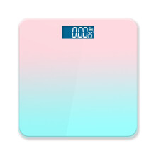 (Pink)Rechargeable Body Weight Scale With Led Display For Personal Monitoring Health