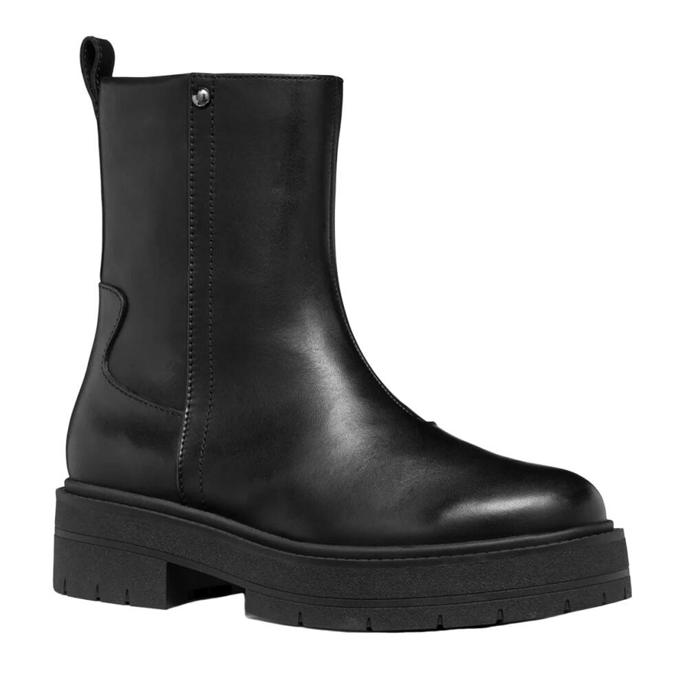 Geox (7.5 Uk, ) Womens/Ladies D Spherica Ec7 Patent Leather Ankle Boots Black