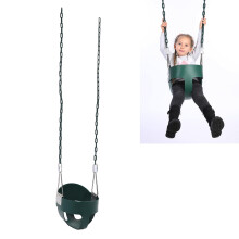 High Back Toddler Swing with Finger Grip