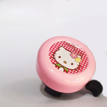 (Pink Katty)Bike Bell Loud Alloy Easy Mount Fits Stroller For Boys Girls Kids