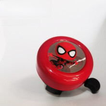 (Red Spider Hero)Bike Bell Loud Alloy Easy Mount Fits Stroller For Boys Girls Kids