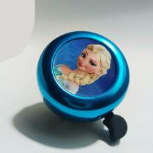 (Blue Princess)Bike Bell Loud Alloy Easy Mount Fits Stroller For Boys Girls Kids