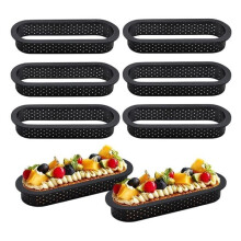 Moule à gâteau - Non spécifié - 8 pièces - Perforé - Antiadhésif - Compatible lave-vaisselle et congélateur