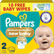 Pampers Premium Protection Size 2 240 Pack
