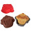 Weihnachtsbackform mit Eiscremeform, Toastform, Kuchenform und Ofenform. 1