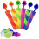 Silikon-Eisformen mit Deckel – 6er-Set – Bunt 1