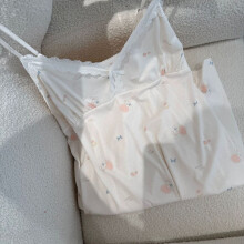 (SkinBunny,M)Eis Seide Sommer Nachtwäsche für Damen mit kurzem Rock und Stoff atmungsaktiv
