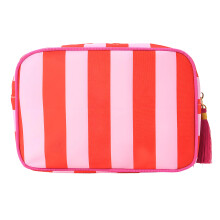 Praktische make-up opbergtas polyester stof met moderne-Rood