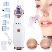 BK Rechargeable Blackhead Vacuum, Portable Blackhead Remover, Electric Acne Cleanser Beauty Device M0451
