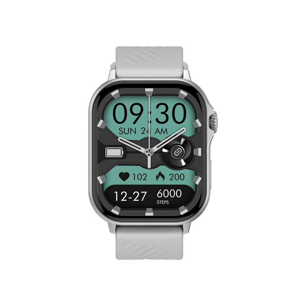 (Silver) Smart Watch 2.13" Amoled Hd Display Built-In Gps Men Women Smartwatch Bluetooth Calling Silver 6900890403223