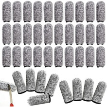 Gants de cuisine de protection des doigts (lot de 40), protection anti-coupures pour les pouces, protection des doigts, manchons antidérapants