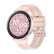(pink) Smart Watch Built in GPS Bluetooth Call Outdoor Sport IP68 Waterproof 100 Sports Mode Heart Rate Monitor Health Smartwatch Women