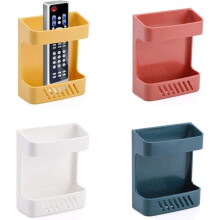Boîte de rangement murale pour télécommandes, lot de 4, pratique pour organiser les téléviseurs et les climatiseurs