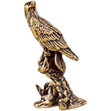2 stuks messing adelaarsbeeldjes, verzamelsculptuur, voor op de tuintafel, als decoratie voor buitenkantoor of ander buitenmeubilair, decoratieve