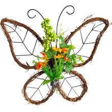 Künstlicher Blumenkranz, Frühlingskranz für Eingang, Fenster, Party, Hochzeit, Innen- und Außendekoration