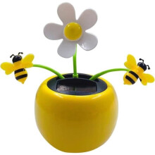 Solar-Tanzblume – Bewegliche Autofiguren, Solar-Tanzblumen-Spielzeug, Solar-Autodekorationsgeschenke