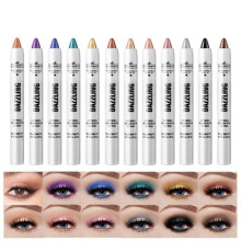 Lidschattenstift – PASSIONOVA – 12er-Set – Metallic – Langanhaltend – Für Augen und Lippen