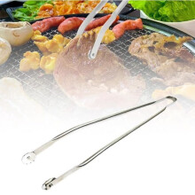 Pince à saucisses pour barbecue, pince longue pour retourner les saucisses, pince de cuisine en acier inoxydable, 40 cm