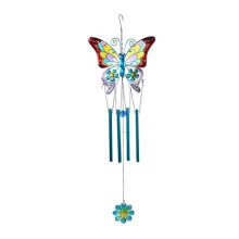 Windspiel aus Metall und Eisen, zum Aufhängen im Freien für Garten, Veranda, Balkon, als Dekoration für Zuhause
