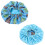 Satin Nightcap - Lake Blue - African Print - Extra Large - Silky 1