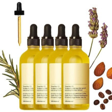 Haaröl - OTHERWISE - Natürliches Haarwuchsöl - Bio-Rosmarinöl für Haarwachstum - 4 Stück à 60 ml