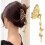 Vlinderhaarclip - Dames - Metaal - Strasssteentjes - Elegant ontwerp - Groot formaat 1