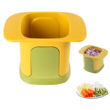 Frietsnijder - Antislip - 36 vakjes - Roestvrij staal - PP-kunststof - 10x10x15 cm