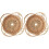 Set of 2 woven coasters for office, home decor, coasters... 1