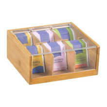 Teedose – AC-DÉCO – Praktisch und elegant – Braun – Für Erwachsene – Küchenaccessoire