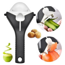 Multifunktionaler, rotierender Gemüseschäler, 3-in-1-Obstschäler für Äpfel, Gurken, Karotten, Kartoffeln und Tomaten