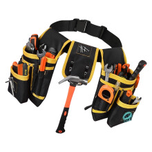 Multipurpose Magnet Area Tool Belt With Multiple Pocket-Yellow