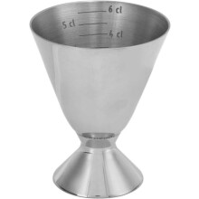 Nauwkeurige maatbeker voor de bar, cocktailshaker, verdikte maatbeker met enkele kop en maatstreepjes, voor de keukenbar