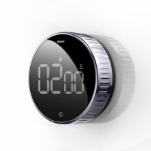 Autohalterungen, digitaler Küchentimer von Baseus zum Kochen, Lernen, Weckern und Countdown-Timer – Schwarz
